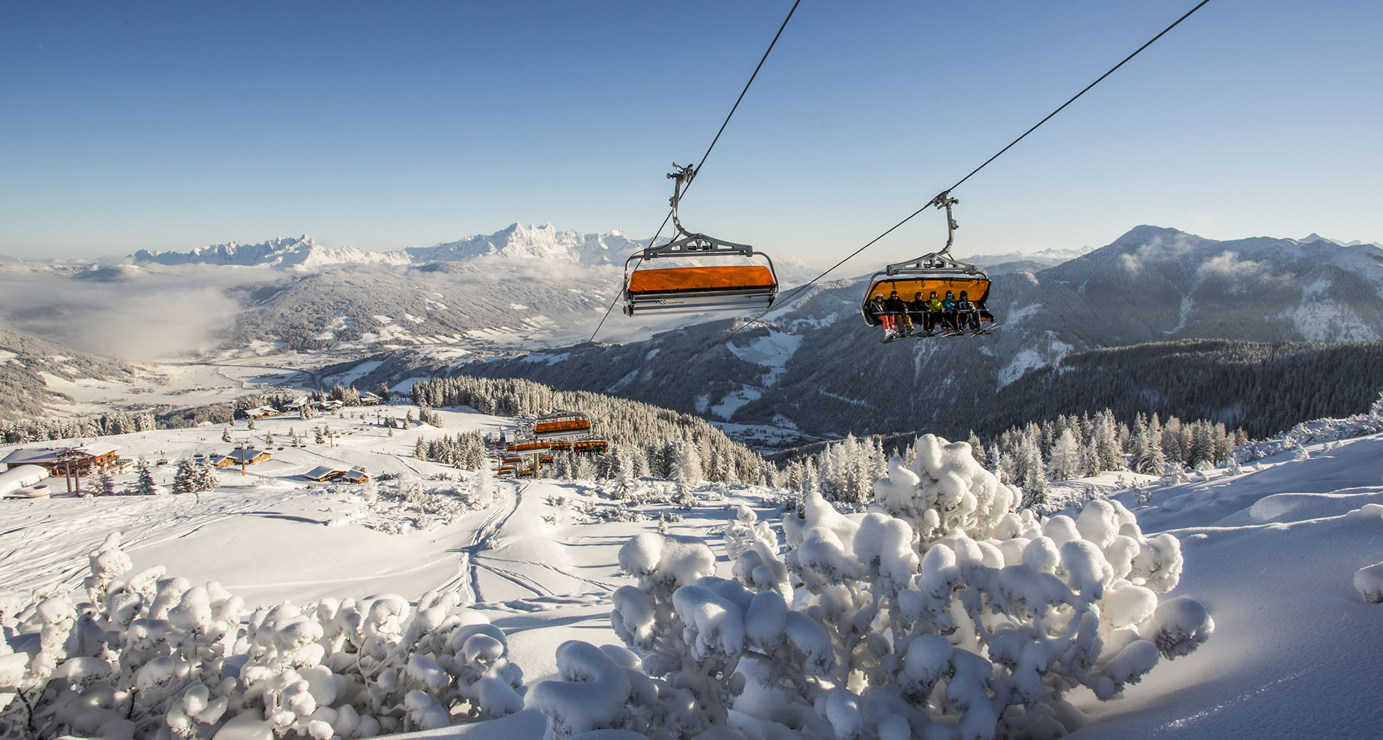 Skigebiet Snow Space Salzburg © Flachau Tourismus